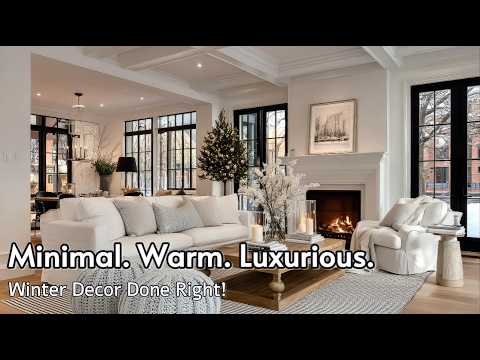 Видео: ✨ Тенденции декора зимы 2026: создайте элегантный и уютный роскошный дом ✨