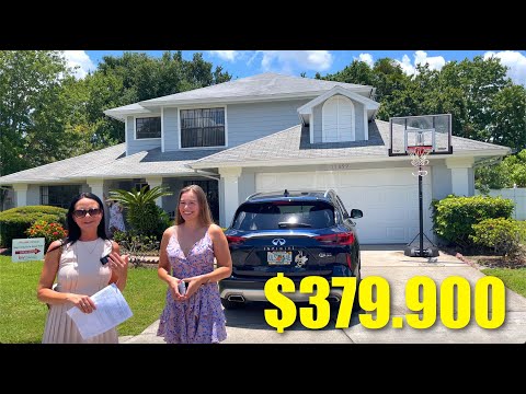 Видео: США. ОБЗОР ДОМА с покупательницей Ирой! $379.900 / Hunters Creek, Florida