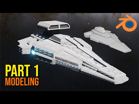 Видео: Как создать космический корабль в Blender | Часть 1 | Моделирование корпуса