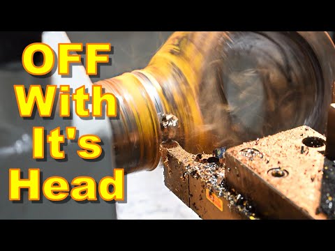 Видео: Снятие и повторная установка проушины штока гидроцилиндра — механическая обработка и сварка