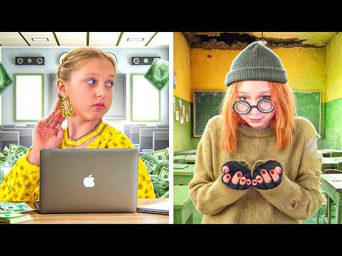 Видео: Бедная vs Богатая ШКОЛА 🏫