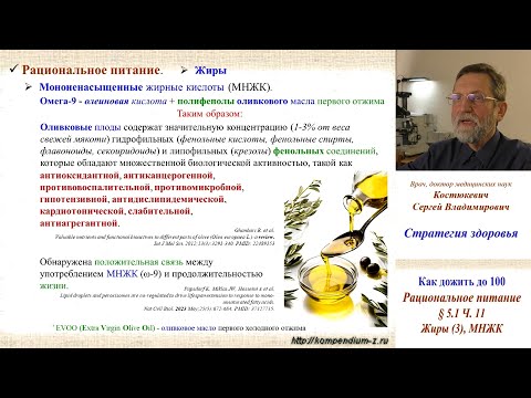 Видео: 5.1 Рациональное питание. Ч.11-3. - Жиры (МНЖК)