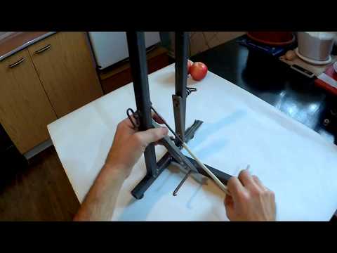 Видео: Станок для правки велосипедных колёс #3: вариант 2