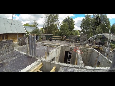 Видео: Монтаж опалубки для монолитной плиты перекрытия часть 14  Formwork for a solid floor slab part 14