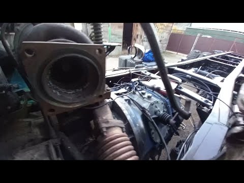 Видео: Установка горного тормоза с шахмана на маз.Часть 2.Борьба с выхлопной трубой,пока что она побеждает