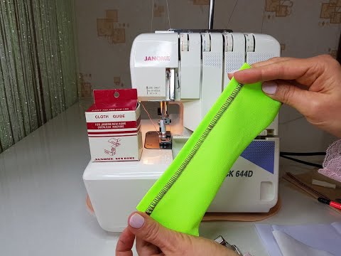 Видео: Плоский шов на оверлоке FlatLock с Верхним застилом. Как шить без распошивалки?