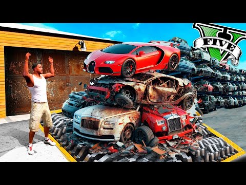 Видео: ФРАНКЛИН СВАЛКАДАН БУГАТТИ ТАУЫП АЛДЫ (GTA V)