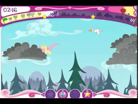 Видео: Игры мой маленький пони Гонка