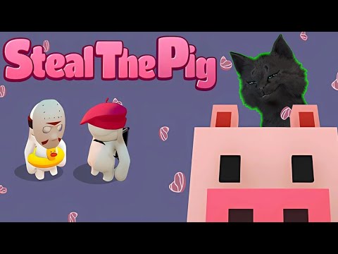 Видео: Супер Кот и РОЗОВЫЕ СВИНКИ 🐱 Steal The Pig 🐱 2025