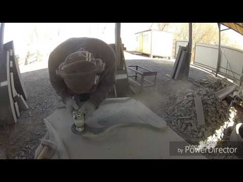 Видео: Резьба по камню. Диабаз. As I carved the monument. Diabase