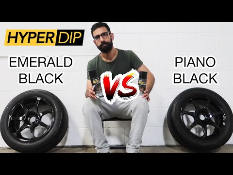 Видео: HyperDip — Piano Black против Emerald Black