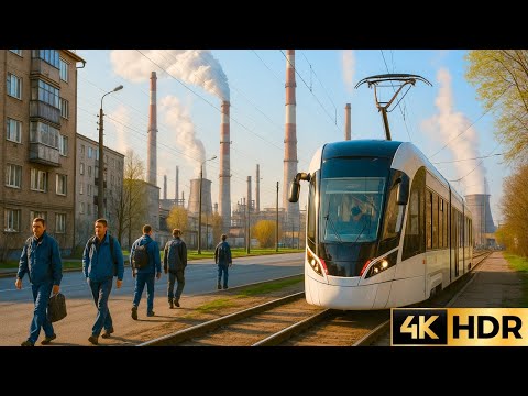 Видео: 🇷🇺 4K HDR САНКТ-ПЕТЕРБУРГ. На трамвае № 24 по всему проспекту Обуховской обороны.