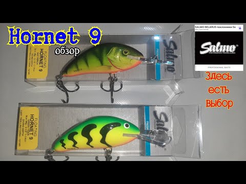 Видео: Salmo HORNET 9 воблер для троллинга. Выбор воблеров по ссылке в описании.