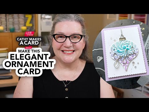 Видео: Кэти создает живую открытку... с элегантным тисненым 3D-орнаментом!
