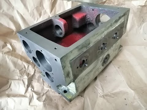 Видео: Передняя бабка (коробка передач) ТВ 6. Шлифовка направляющих.\Lathe. Grinding guides.