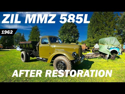 Видео: ZIL MMZ 585L - Old Dump Truck Restoration - BEFORE & AFTER | ЗИЛ ММЗ 585Л