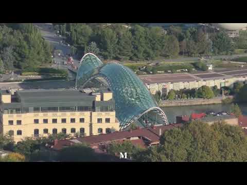 Видео: Панорама Тбилиси.