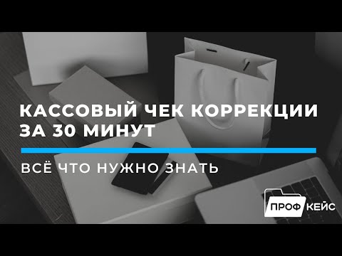 Видео: Всё что нужно знать о кассовом чеке коррекции за 30 минут