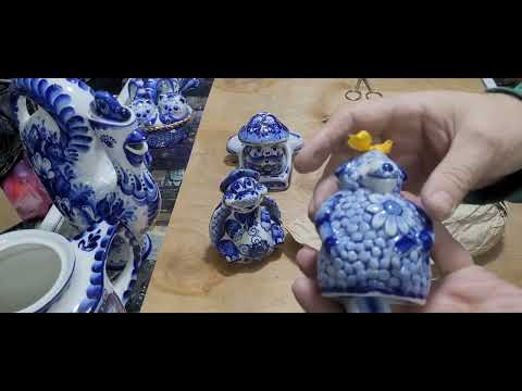 Видео: РАСПАКОВКА ПОСЫЛОК. ГЖЕЛЬ. 
