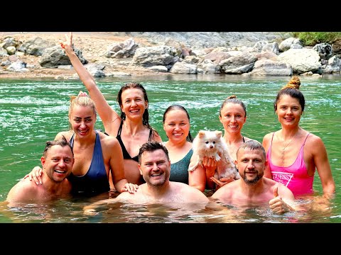 Видео: Отдых с палаткой у горной реки Белой в Республике Адыгея