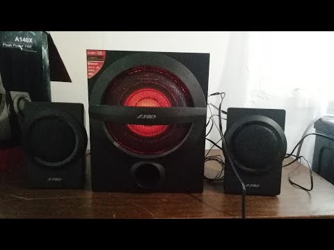 Видео: колонки F&D A140X  , 37 вт