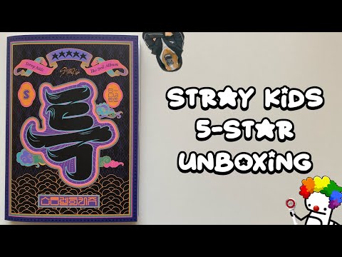 Видео: распаковка альбома Stray Kids - ★ ★ ★ ★ ★ 5-STAR (Limited ver.) ♡ Music Plant POB // kpop unboxing ❀