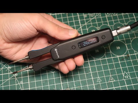 Видео: Паяльник-пинцет SEQURE HT140