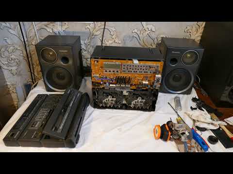 Видео: Panasonic RX-CT 980 гаражного хранения. Восстановительные работы. Часть 1-я.