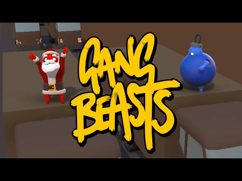 Видео: Gang Beasts - ДЕД МОРОЗ - УГАР ПРИНЕС!