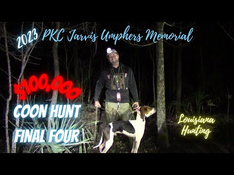 Видео: Финал четырёх PKC Джарвис Амферс Мемориал #louisianahunting #coonhunting