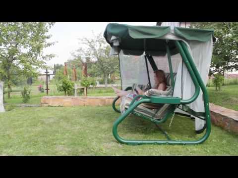 Видео: Садовые качели Монако