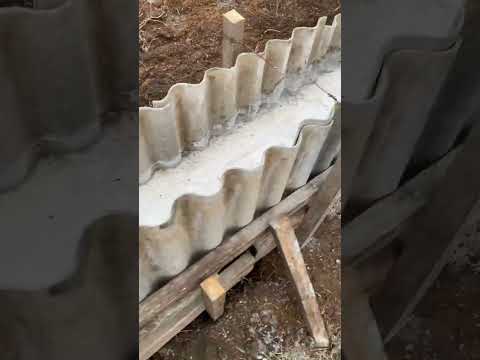 Видео: Не съемная Опалубка из старого шифера