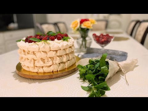 Видео: Меренговый торт 🍰/Торт Безе/долгожданный рецепт/Meringue cake
