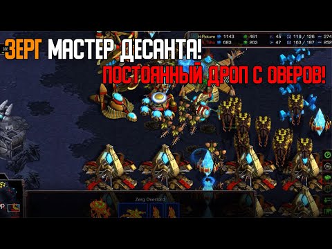 Видео: Старкрафт P VS Z Мастер дропа гидры за зерга!