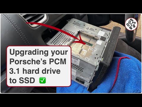 Видео: Легко замените оригинальный жесткий диск на твердотельный накопитель в PCM 3.1 вашего Porsche 981.