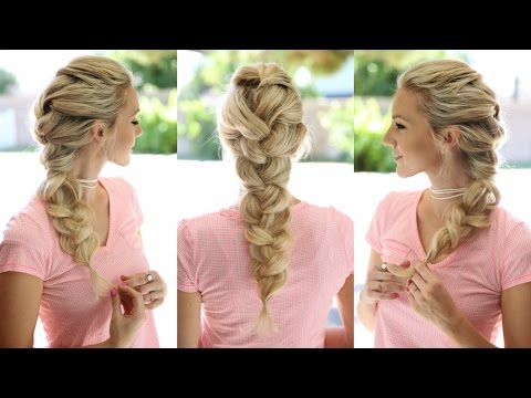 Видео: Большая французская коса (коса Эльзы)