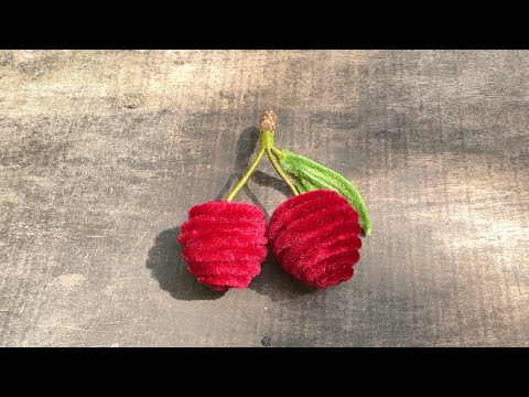 Видео: ABC TV | Как сделать вишню с помощью ёршика для чистки трубок — мастер-класс