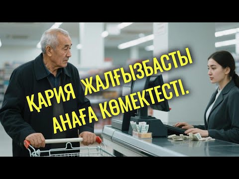Видео: Қария кассир қызға жөнін айтып, жалғызбасты анаға көмектесті.