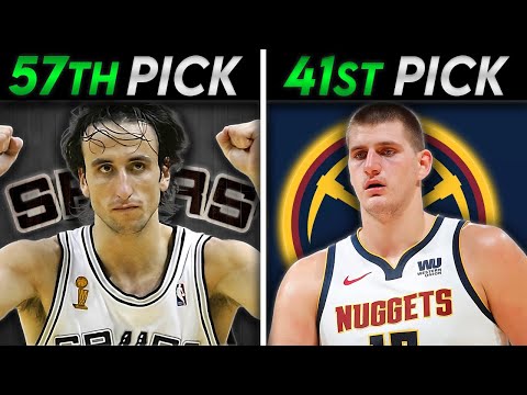 Видео: 10 лучших непервых выборов на драфте в истории НБА