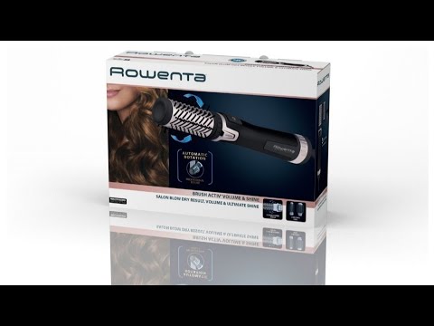 Видео: Розпаковка фен-щітки  Rowenta CF9550F0