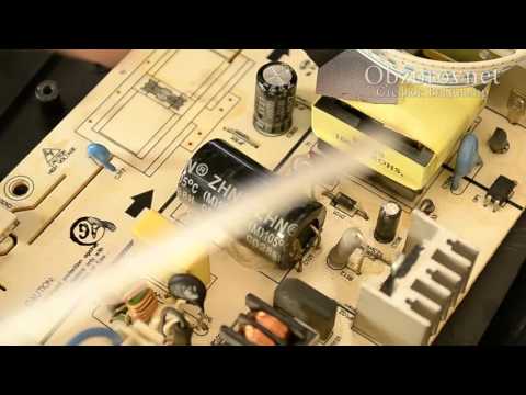 Видео: Телевизор Saturn входит в защиту, нет подсветки, установка универсального инвертора