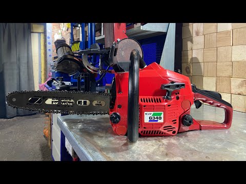 Видео: KOMATSU ZENOAH G 340AV 1994 г. С них срисованы большинство Китайских бензопил.