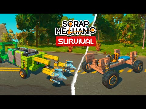 Видео: УЛУЧШЕНИЕ И ПОПОЛНЕНИЕ АВТОПАРКА | ВЫЖИВАНИЕ В Scrap Mechanic: Survival #5 |