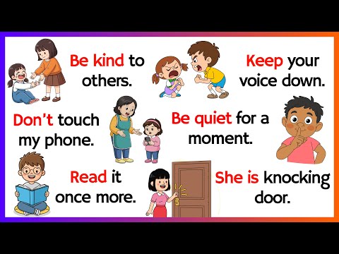 Видео: Говорите по-английски с детьми | Разговорный английский для детей | Повседневные английские предл...