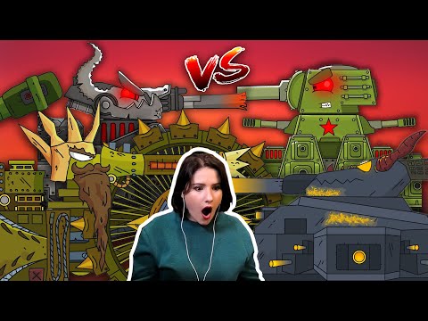 Видео: КВ-44м на грани уничтожения / Царь-монстр против Левиафан -  Мультики про танки / Kery Dreamer