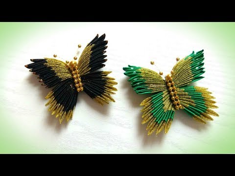 Видео: Бабочка канзаши, МК