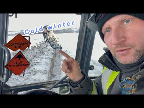 Видео: Ужасно cуровая зима в Канаде-Альбертa снег, мороз, холод на работе 🥶🥶🥶