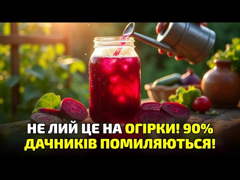 Видео: Не поспішайте купувати добрива! Спробуйте буряковий квас — і земля вас здивує
