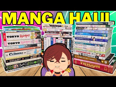 Видео: Огромный запас манги: мне, возможно, понадобится полка побольше