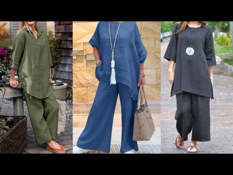 Видео: ШИКАРНЫЕ БРЮКИ БОХО ДЛЯ ЖЕНЩИН 50+💖 ТРЕНДОВЫЕ И УДОБНЫЕ ОБРАЗЫ НА ЛЕТО 2024